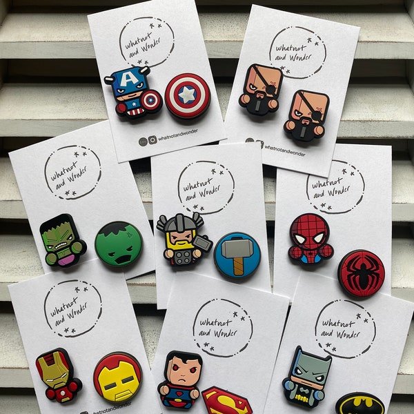 Hearing Aid Charms | Super Hero Hearing Aid Whimsy | Hearing Aid Jewelry | Hearing Aid Earrings | Hearing Aid Accessories