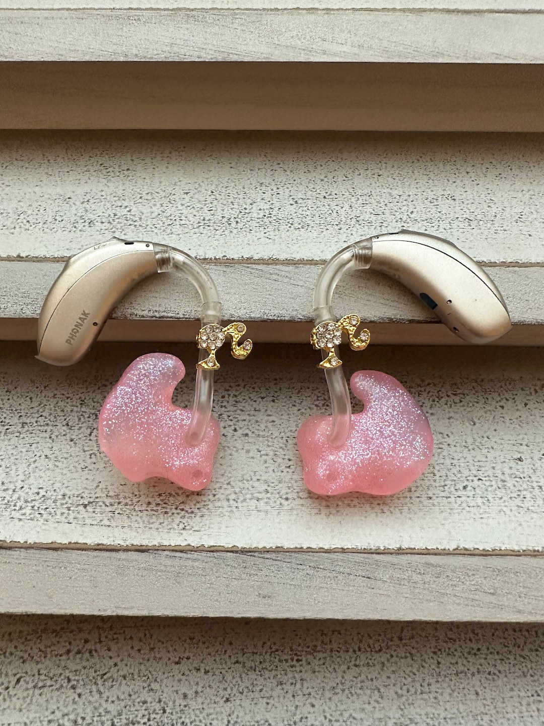 Hearing Aid Charms Gold Doll Hearing Aid Whimsy Set RIC Etsy