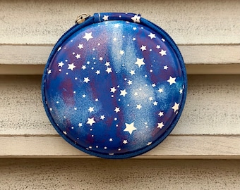 Hearing Aid Case | Stars Zipper Case for Hearing Aids | Hearing Aid Storage