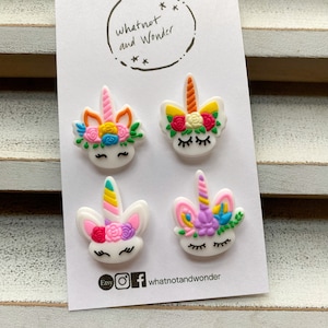 Hearing Aid Charms | Unicorn Hearing Aid Whimsy Set | Hearing Aid Earrings | Hearing Aid Jewelry | Hearing Aid Accessories