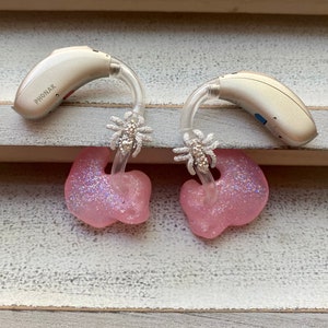 Hearing Aid Charms | Spider Hearing Aid Whimsy Set | Adults Kids | RIC BTE | Hearing Aid Jewelry | Hearing Aid Earrings | Accessories
