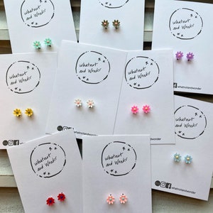 Hearing Aid Charms | Small Flower Daisy Whimsy Set | Hearing Aid Jewelry | Hearing Aid Earrings | Accessories