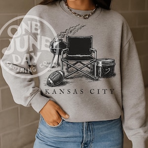 Grafica del football di Kansas City - Scarica PNG con tifoso rosso e oro - PNG per il football di KC