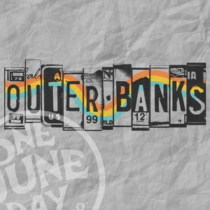 Outer Banks PNG voor sublimeren, sublimatiebestanden, OBX, P4L, Pogue Life, Outer Bank, Outerbanks, Instant Download