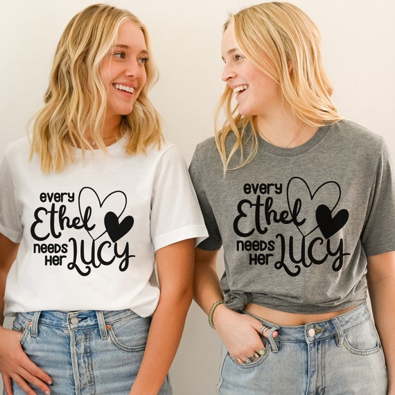 Lucy Ethel Best Friend Shirts Matching 