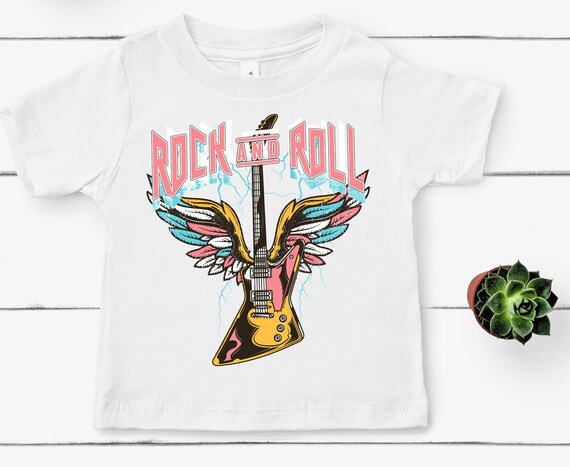 Roll Band Tee Girls T-shirt Cute Shirts 