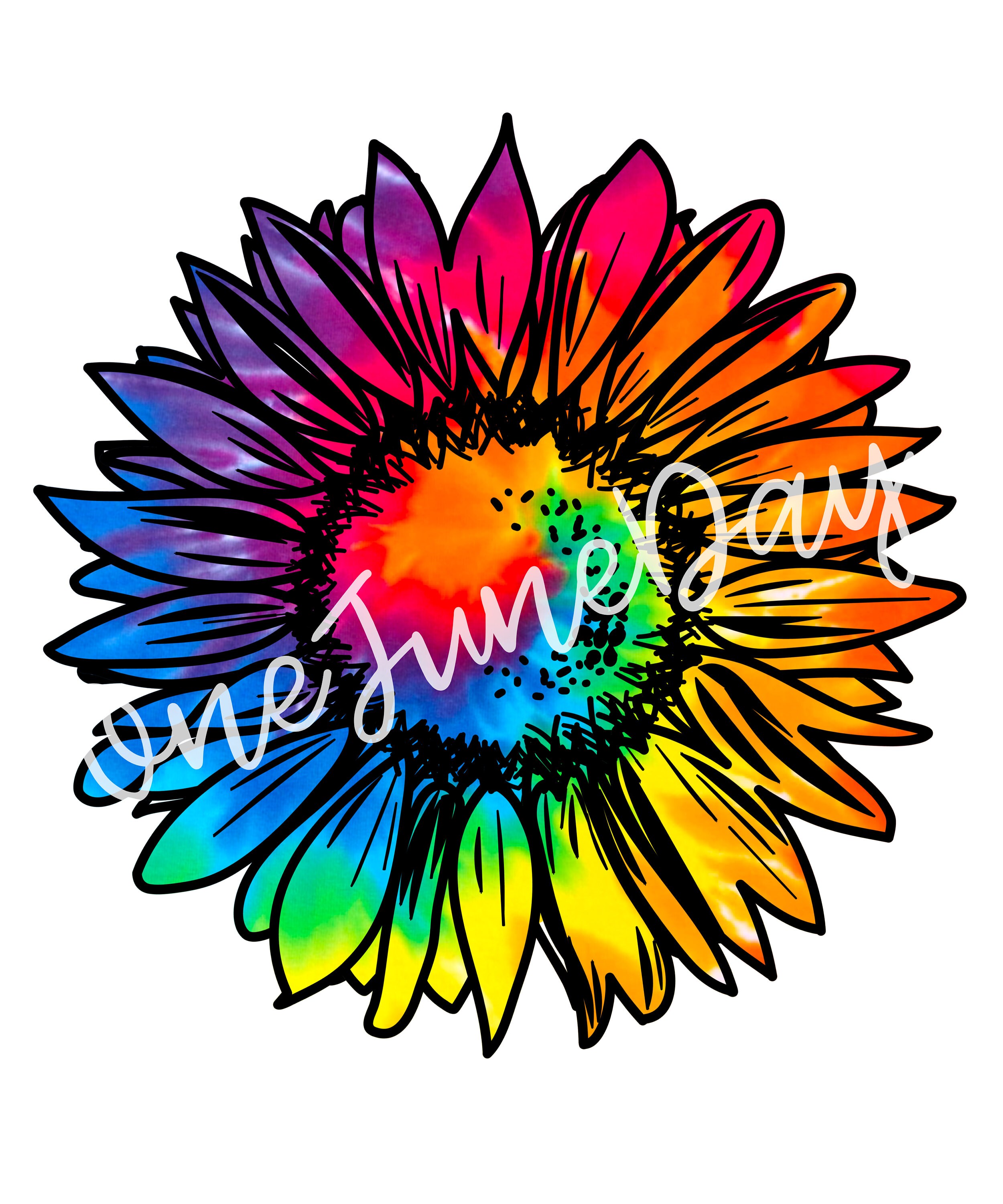 Sunflower Png Tie Dye Sunflower PNG Sublimation Design | Etsy