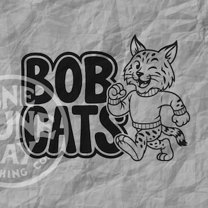 Bobcats PNG Bobcats School Mascot Digital File PNG file for sublimation
