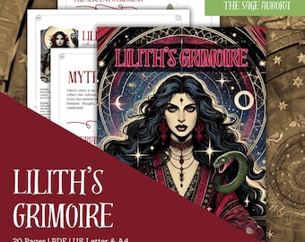 Grimório de Lilith: Um guia sagrado para empoderamento, trabalho de sombra e libertação feminina