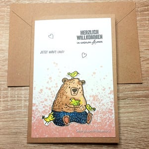 Carino, congratulazioni, benvenuto, nascita, baby card, baby card,