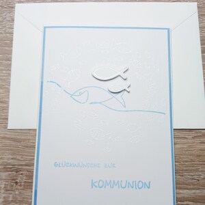 Kommunion,  Kommunionskarte, Herzlichen Glückwunsch zu deiner Kommunion