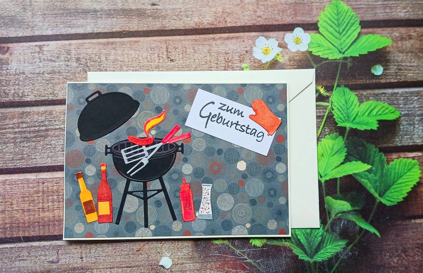 Zum Geburtstag, Geburtstagskarte, Karte für Männer, Grillen, BBQ Etsy.de