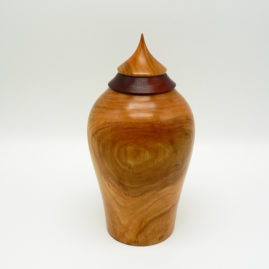 Wood Urn Urn for Ashes Turned Wood Urn Urn for Human - Etsy