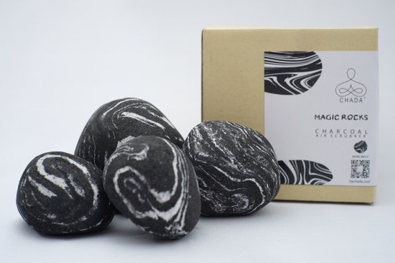 charcoal for cigarette smell Chada Magic Rocks; No Chemicals,100% Activated Tropical Charcoal,  Fragrance-free Deodorizer, Natural Room Odor Eliminator,absorb Smoke Smell