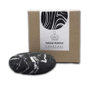 Chada Magic Rocks; No Chemicals,100% Activated Tropical Charcoal, Fragrance-Free Deodorizer, Natural Room Odor Eliminator,Absorb Smoke Smell