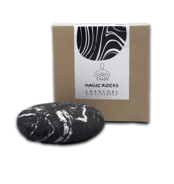 Chada Magic Rocks; No Chemicals,100% Activated Tropical Charcoal,  Fragrance-free Deodorizer, Natural Room Odor Eliminator,absorb Smoke Smell 