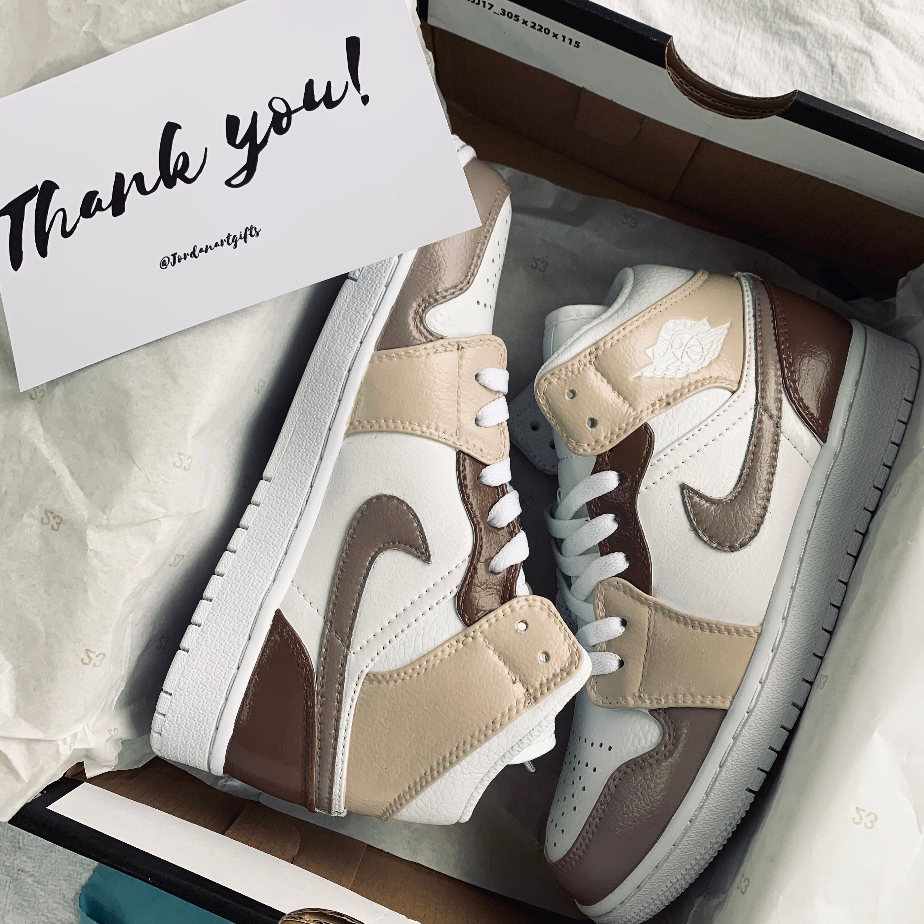 beige brown jordan 1