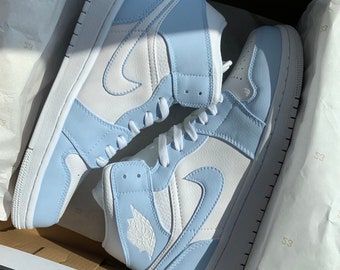 Baby Blue Jordans - Etsy