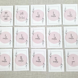 New Mum Spa Gift Box: Pink Pamper Hamper, Baby Milestone Cards image 17
