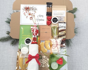 Christmas Spa Gift Lettrerbox Hamper Box Secret Santa Gift with personalised note