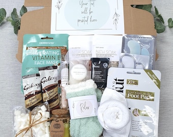 Personalized Pamper Gift Box: Spa Self Care Hamper