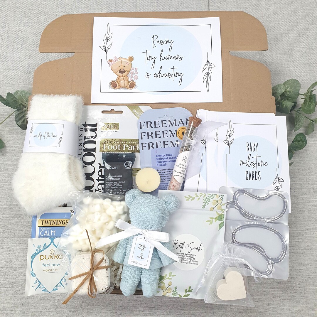 New Mum Care Package, New Mum Pamper Blue, Maternity Gift, Baby Shower Gift, Mum to Be Gift, New