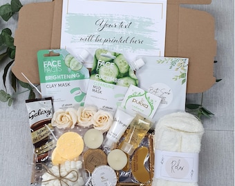 Spa Gift Box: Self Care Pamper Hamper with Face Masks