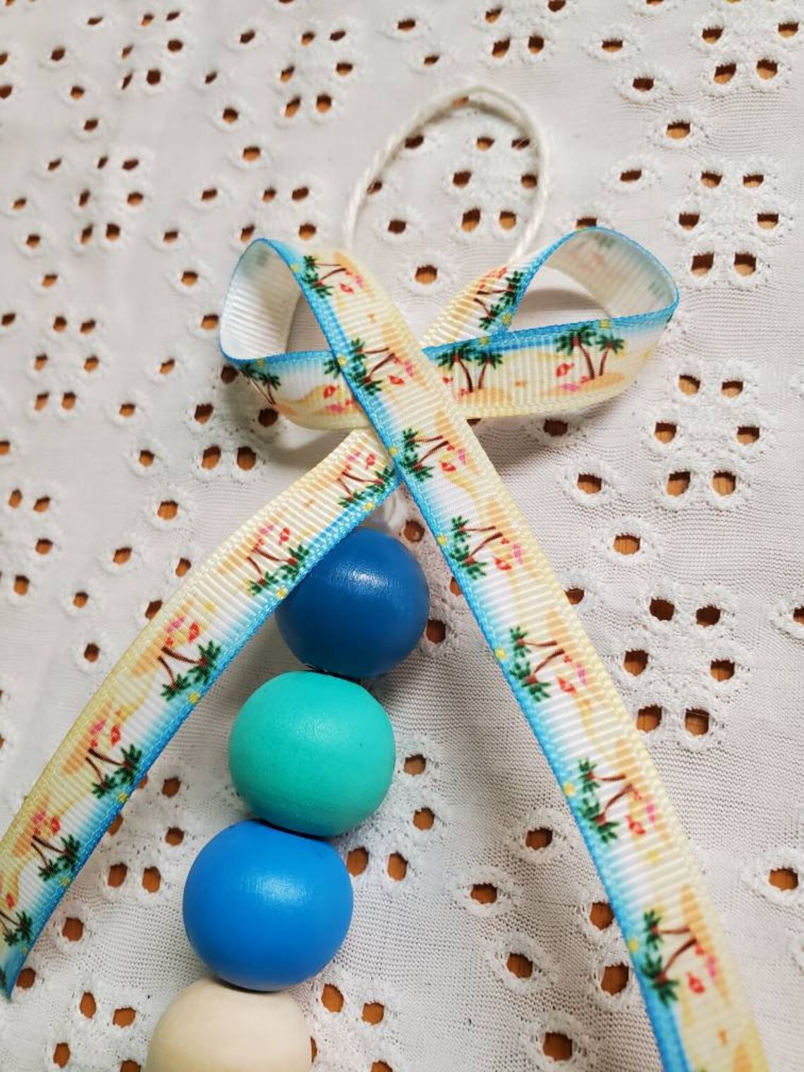 Beach Wooden beads Garland Etsy