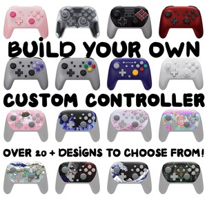 Custom Switch 2 Pro Controller Color Shell Octagonal Buttons Thumbsticks Gamer Cool Gift Clear GameCube NES SNES Pink Purple Red White