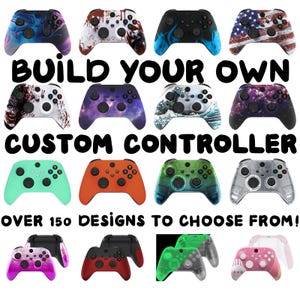Custom Xbox Series X|S Controller Color Shell LED Button Gamer Cool Gift Chrome Cute Dragon Fantasy Fire Flag Galaxy Joker Skull Swirl Wave