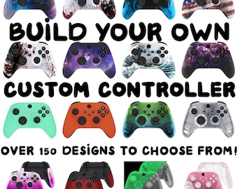 Custom Xbox Series X|S Controller Color Shell LED Button Gamer Cool Gift Chrome Cute Dragon Fantasy Fire Flag Galaxy Joker Skull Swirl Wave