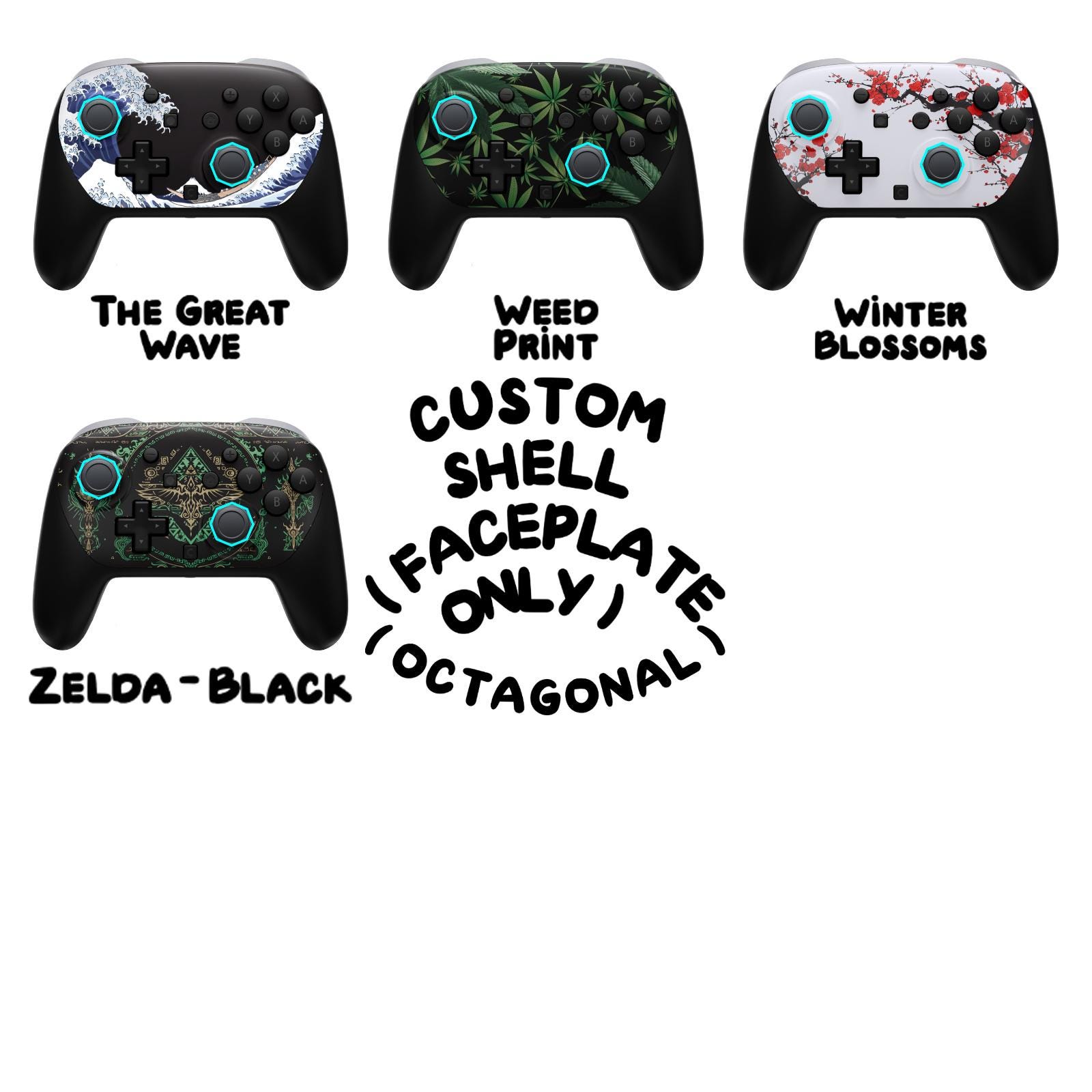 Pro Controller Octagon Shell Custom Switch 2 Pro Controller Color Shell Octagonal Buttons ...