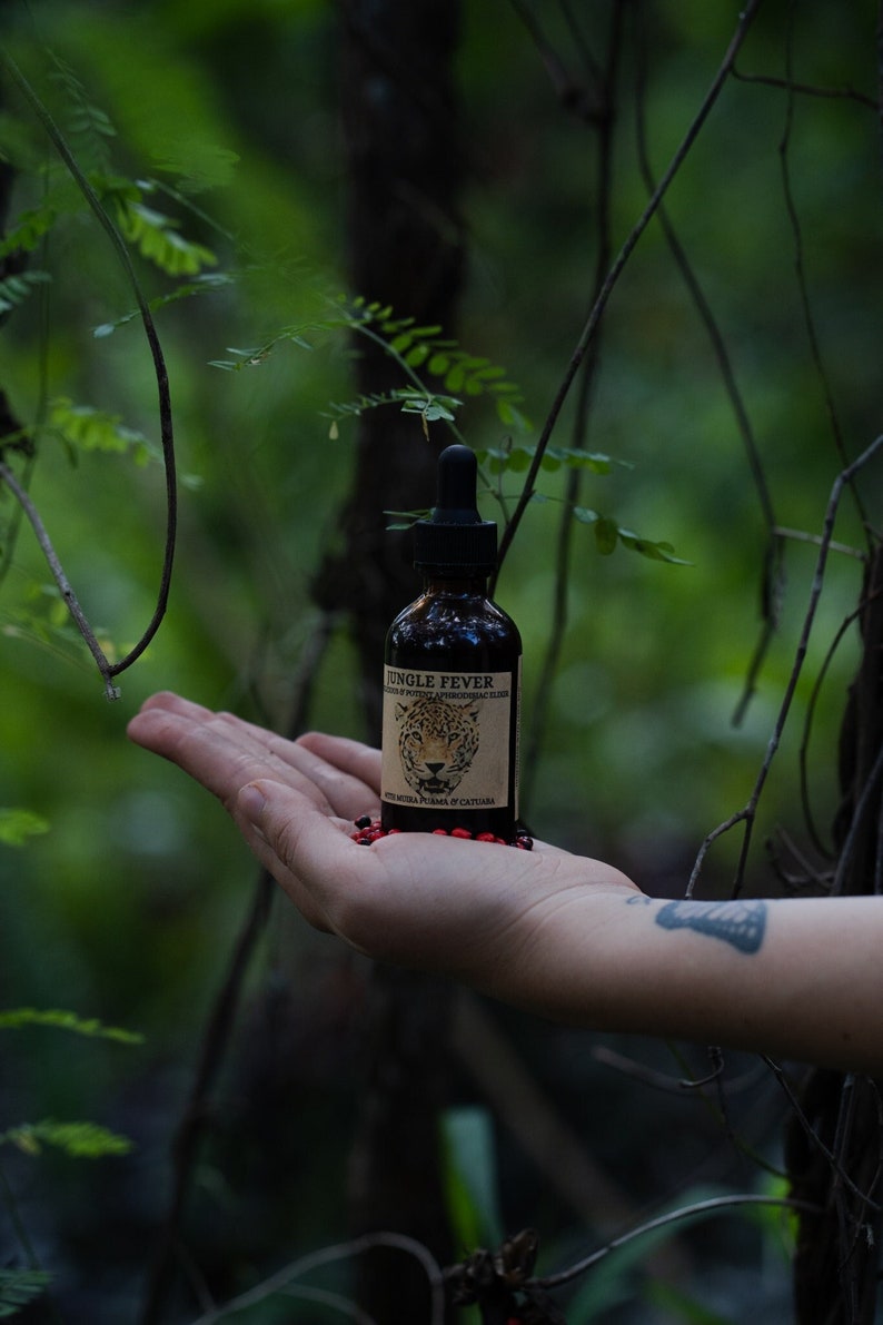 JUNGLE FEVER Herbal Aphrodisiac Elixir Herbal Adaptogens Love Potion