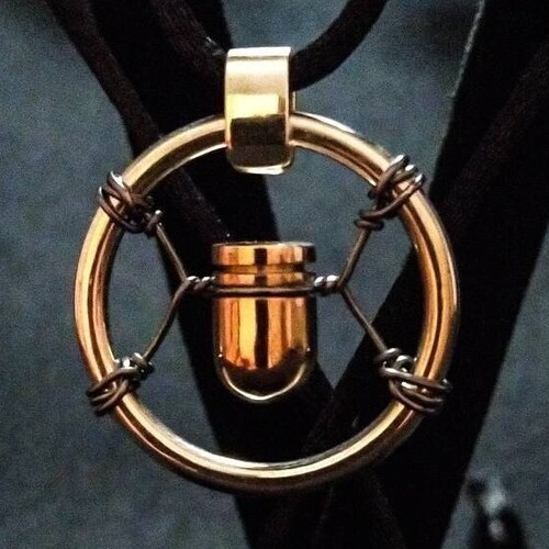 Cyberpunk 2077 V Bullet Necklace Sterling Silver Etsy