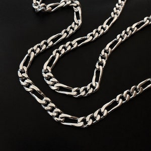 Figaro Mens chain 925 sterling silver