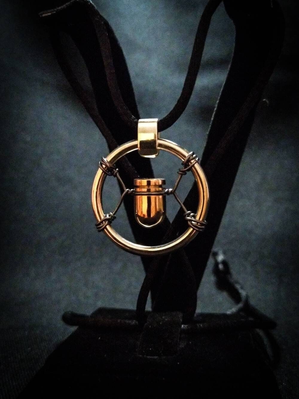 Cyberpunk 2077 V Bullet Necklace Sterling Silver ubicaciondepersonas