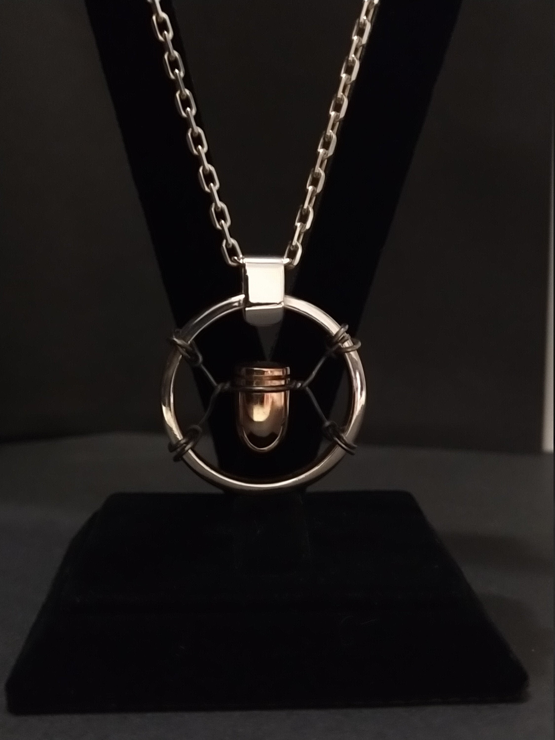 Cyberpunk 2077 bullet pendant sterling silver Etsy