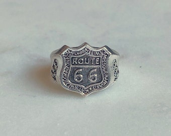 Details about Men's Route 66 Motorcycle Biker Ring Stainless Steel Interstate 66 Ring Jewelry! Details about Men's Route 66 Motorcycle Biker Ring Stainless Steel Interstate 66 Ring Jewelry!