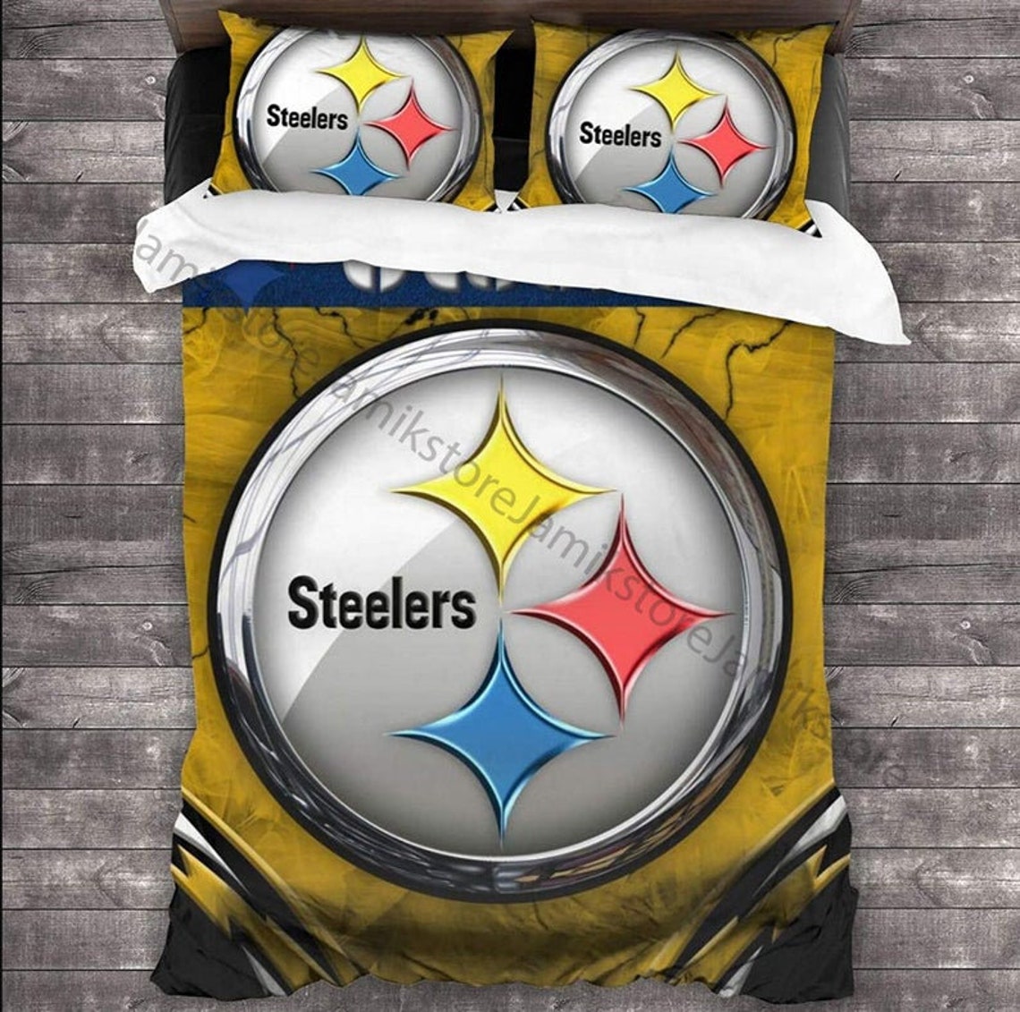 NFL Pittsburgh Steelers Bedding Set Steelers Bedding Cover Etsy