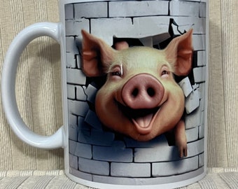 Tazza in ceramica rivoluzionaria di maiale