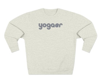 Yogaer sweatshirt met ronde hals