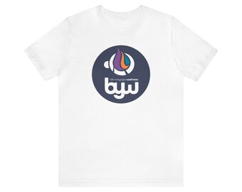 BYW Logo Unisex Jersey T-shirt met korte mouwen