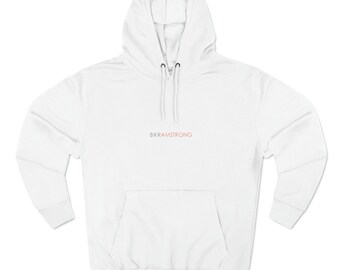 Sudadera con capucha Bikram Strong: unisex, con forro polar, cálida y acogedora.
