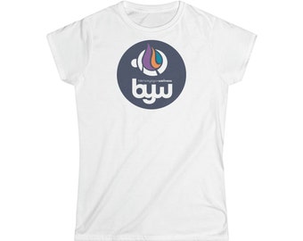 Camiseta Softstyle con logotipo BYW para mujer