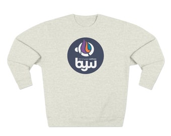 BYW-sweatshirt met ronde hals en logo