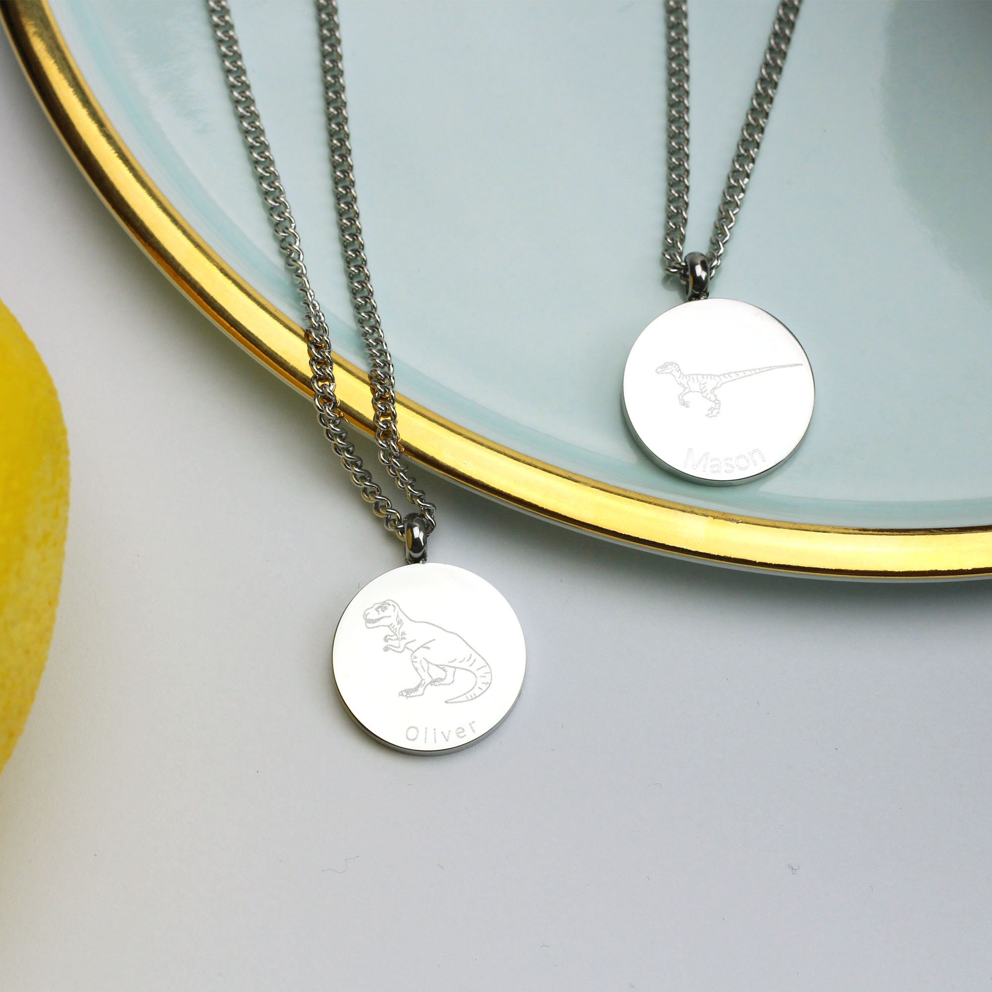 Custom boy necklaces Clearance