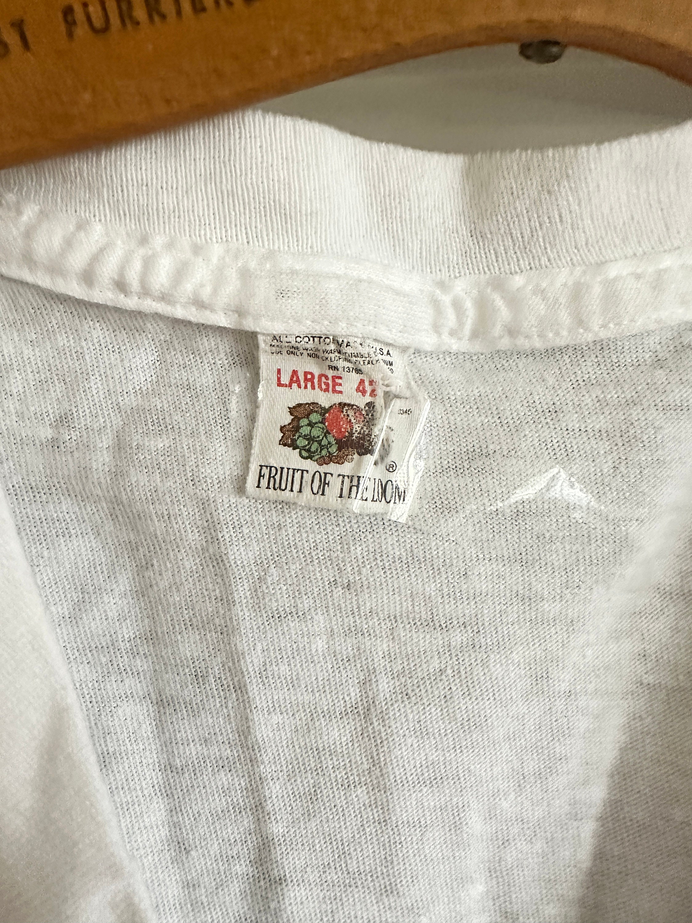 Vintage 80s Wife Beater Tank Top and Vneck Hanes Undershirts Bulk