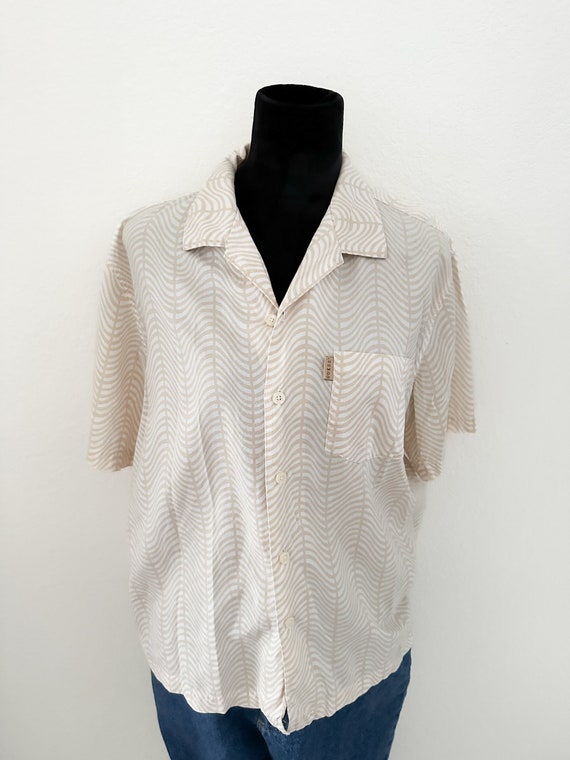 90s GUESS Men's or Women's Collard Shirt, Short Sl