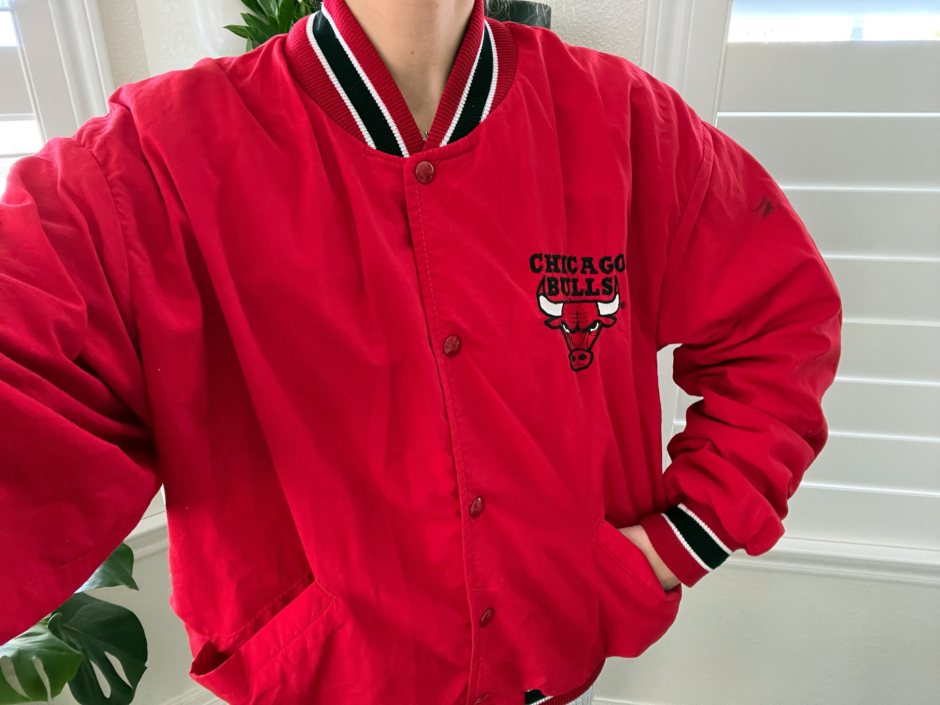 RARE NBA 80's Chicago Bulls Michael Jordan 23 Varsity Jacket Black (L) –  Chop Suey Official