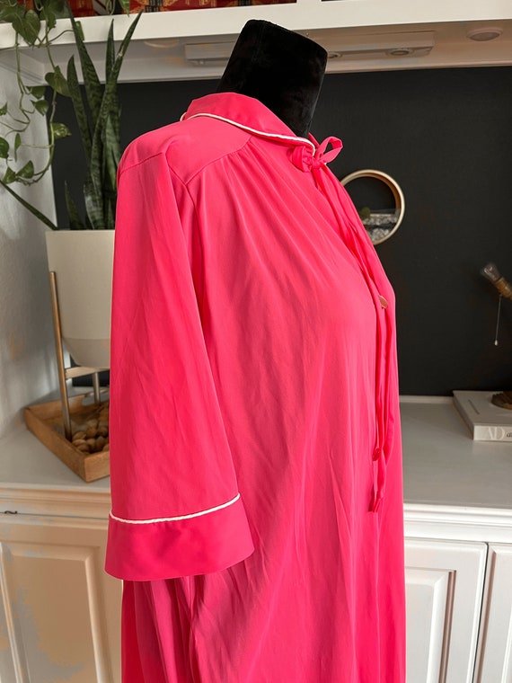 Vintage 60s Pink Nightgown, Silk Like Aristocraft By … Gem